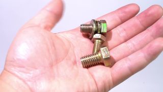 Hex bolt with different material