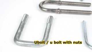 너트 와셔가 있는 Ubolt / U 볼트